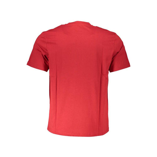 North Sails Red Cotton T-Shirt North Sails Firebrick
