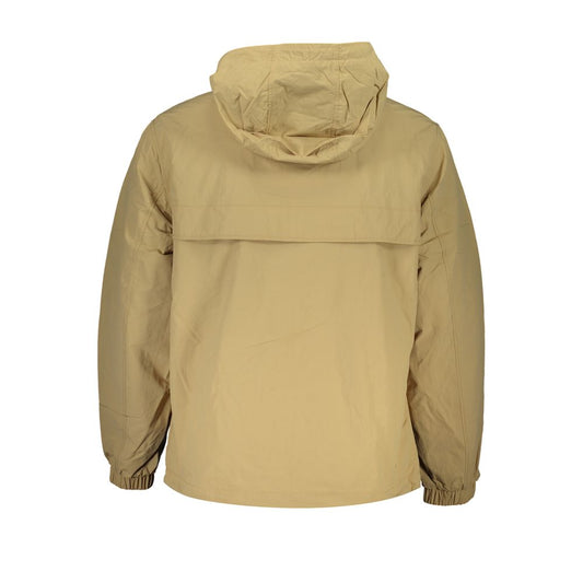 Tommy Hilfiger Beige Polyamide Jacket Tommy Hilfiger Dark Khaki