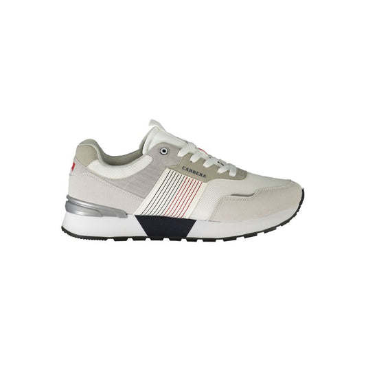 Carrera White Polyester Sneaker Carrera Gray