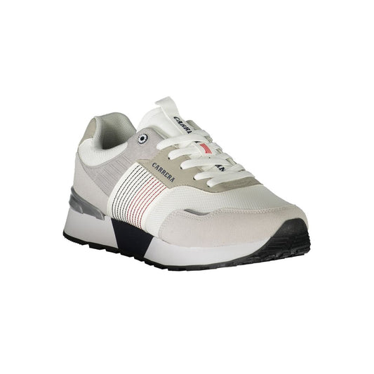 Carrera White Polyester Sneaker Carrera Gray