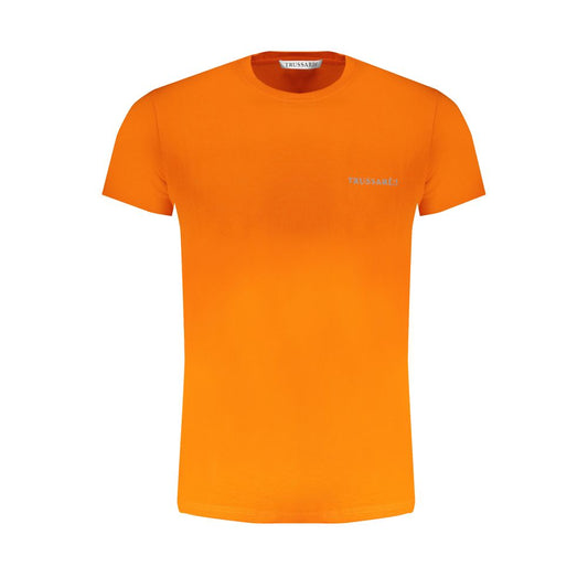 Trussardi Orange Cotton T-Shirt Trussardi Dark Orange