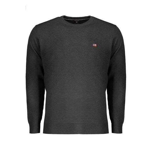 Norway 1963 Black Wool Men Sweater Norway 1963 Dark Slate Gray