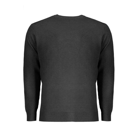 Norway 1963 Black Wool Men Sweater Norway 1963 Dark Slate Gray
