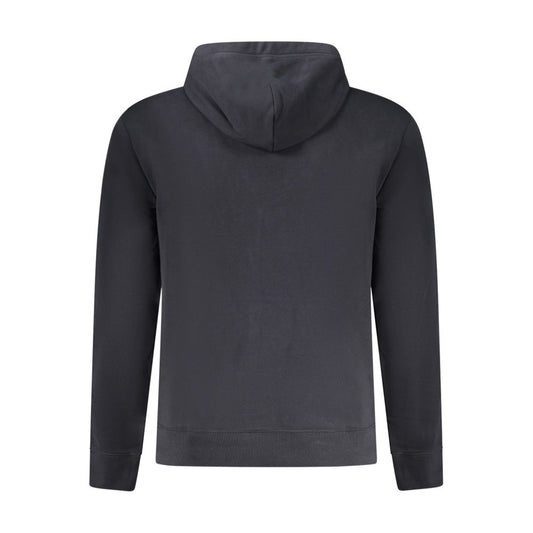 Napapijri Black Cotton Sweater Napapijri Dark Slate Gray