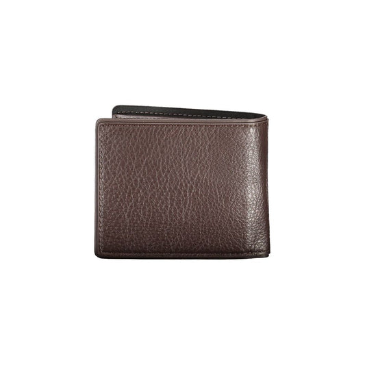 Tommy Hilfiger Brown Leather Wallet Tommy Hilfiger Dark Olive Green