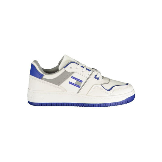 Tommy Hilfiger White Polyethylene Men Sneaker Tommy Hilfiger Antique White