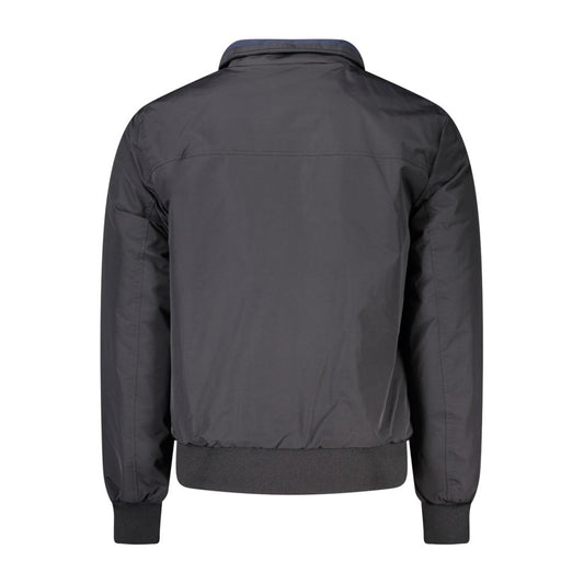 North Sails Black Polyamide Men Jacket North Sails Dark Slate Gray