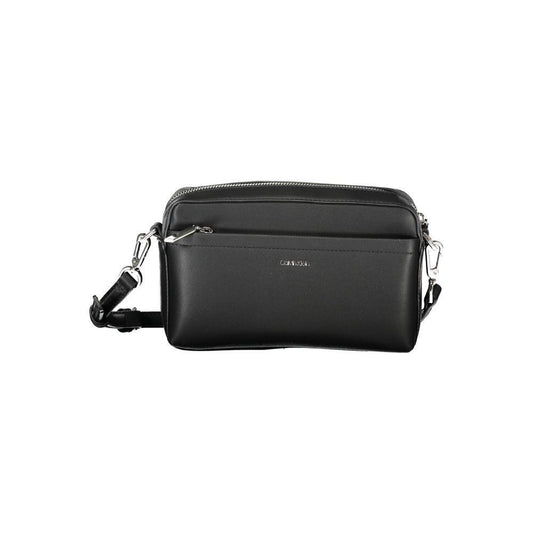 Calvin Klein Black Polyester Women Handbag CA-33623