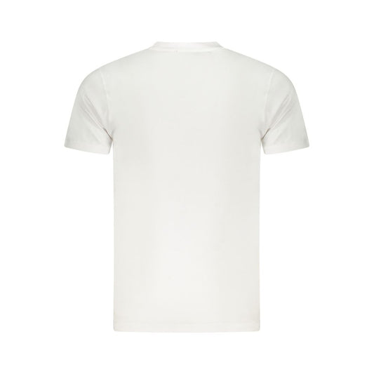 Cavalli Class White Cotton Men T-Shirt Cavalli Class Beige