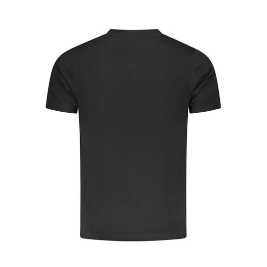 Cavalli Class Black Cotton T-Shirt Cavalli Class Dark Slate Gray