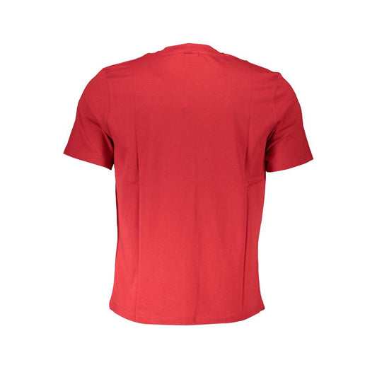 North Sails Red Cotton T-Shirt North Sails Firebrick