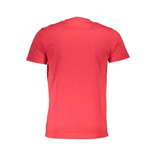 Cavalli Class Red Cotton T-Shirt Cavalli Class Tomato