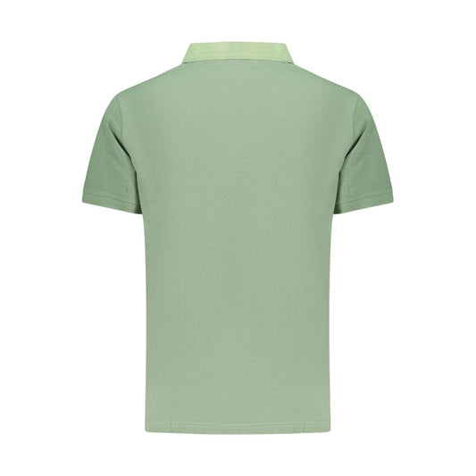 Norway 1963 Green Cotton Men Polo Shirt