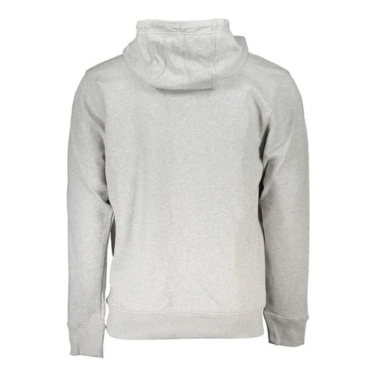 Tommy Hilfiger Gray Cotton Men Sweater Tommy Hilfiger Light Gray