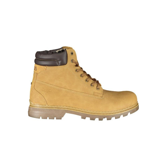 Carrera Vibrant Yellow Lace-Up Fashion Boots Carrera Dark Khaki