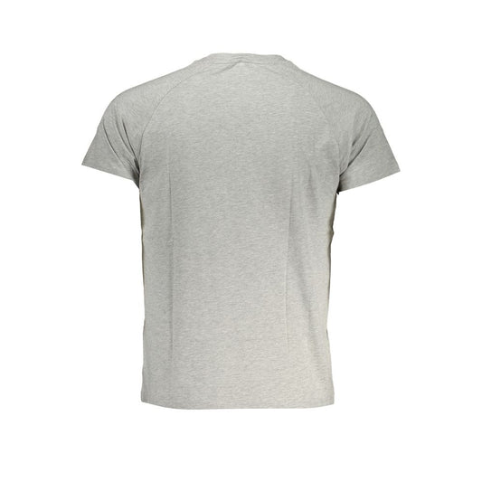 K-WAY Gray Cotton T-Shirt K-WAY Gray