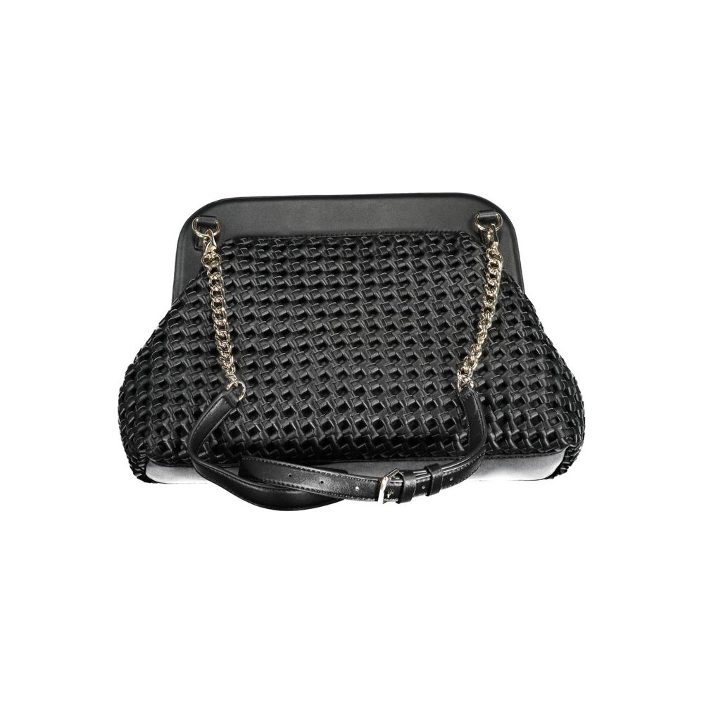 Front view with bag zipped and handles upright.