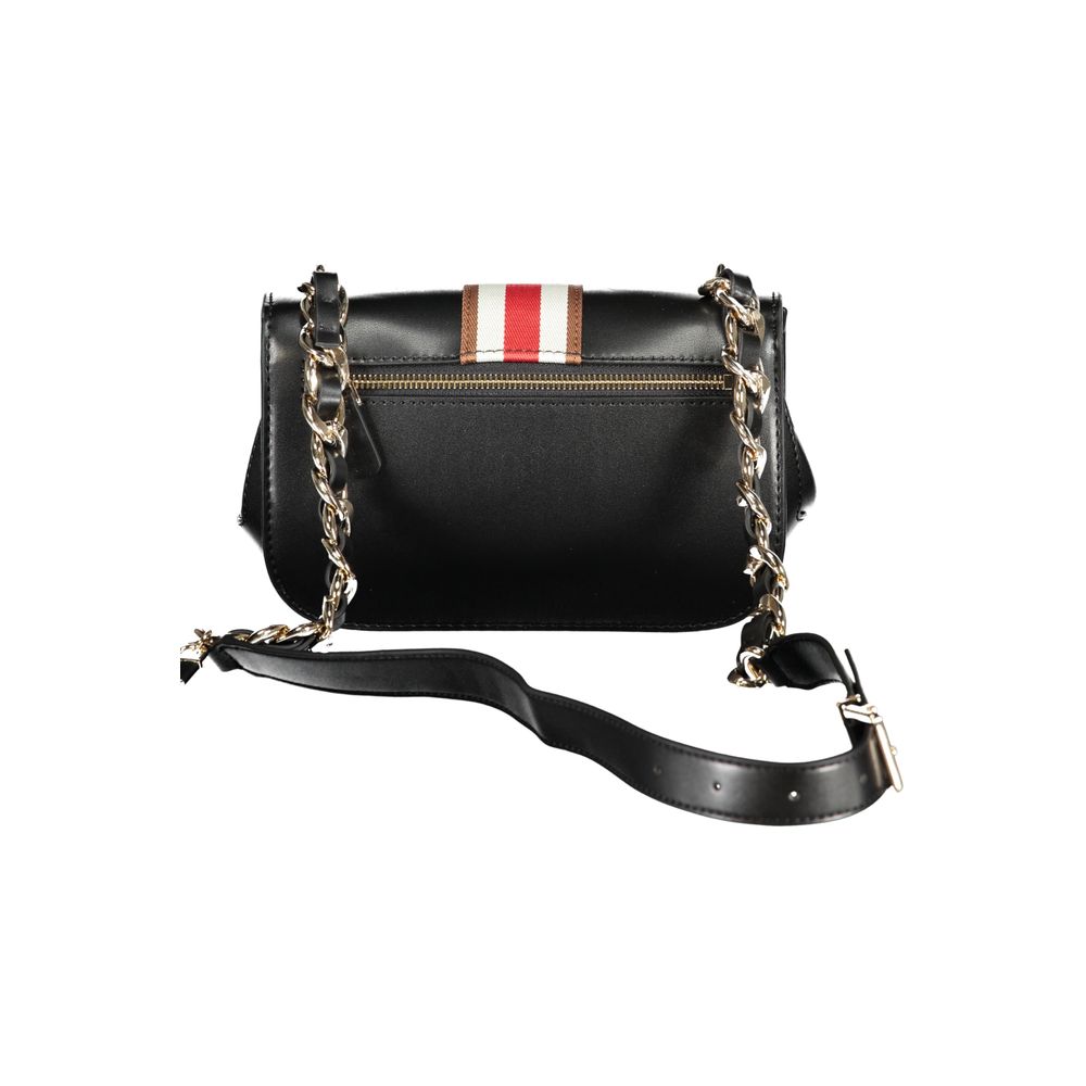 Front view with bag zipped and handles upright.
