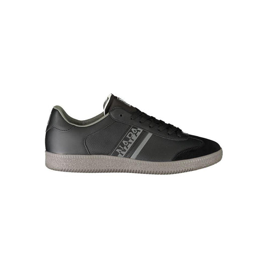 Napapijri Black Polyester Sneaker Napapijri Dark Slate Gray