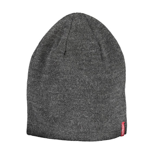 Levi's Gray Acrylic Men Cap Levi's Dark Slate Gray