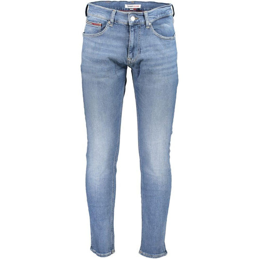 Tommy Hilfiger Blue Cotton Jeans & Pant Tommy Hilfiger Light Slate Gray
