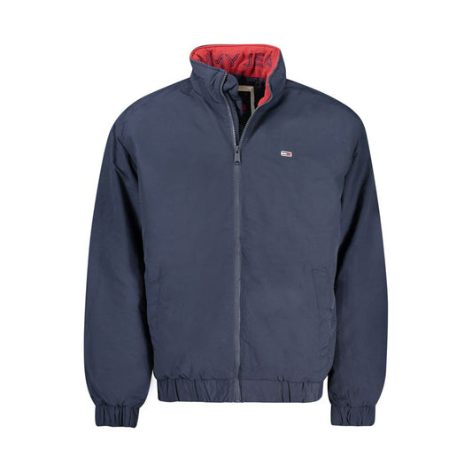 Tommy Hilfiger Blue Polyester Men Jacket Tommy Hilfiger Dark Slate Gray
