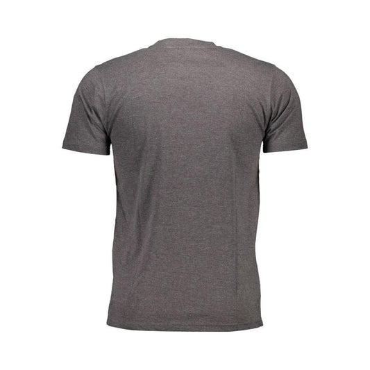 Sergio Tacchini Gray Cotton T-Shirt Sergio Tacchini Dim Gray