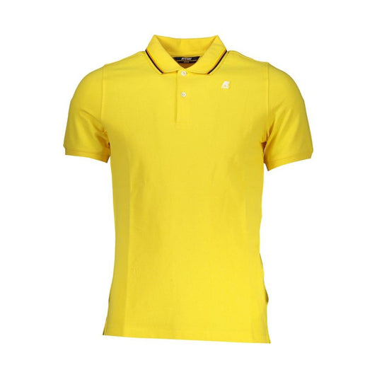 K-WAY Sunny Yellow Contrast Detail Polo K-WAY Goldenrod