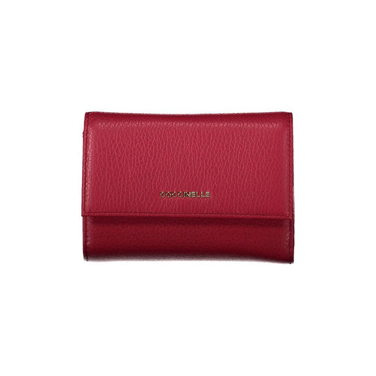 Coccinelle Red Leather Women Wallet Coccinelle Brown