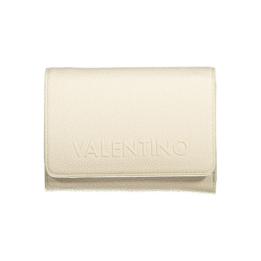 Valentino Bags Beige Polyethylene Wallet Valentino Bags Antique White
