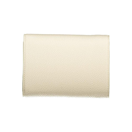 Valentino Bags Beige Polyethylene Wallet Valentino Bags Antique White
