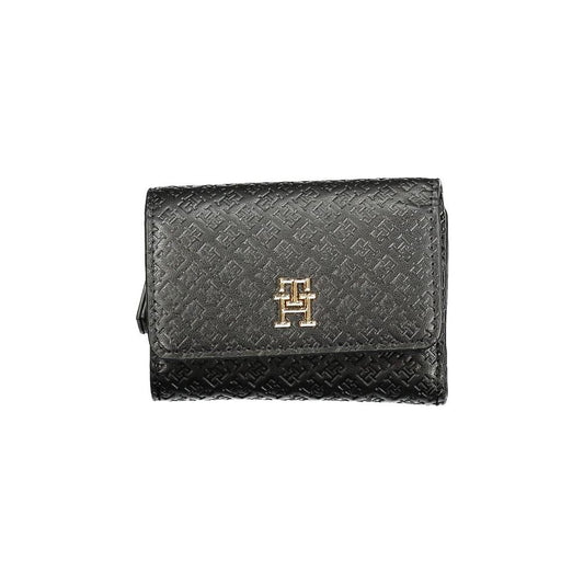 Tommy Hilfiger Black Polyethylene Women Wallet Tommy Hilfiger Dark Slate Gray