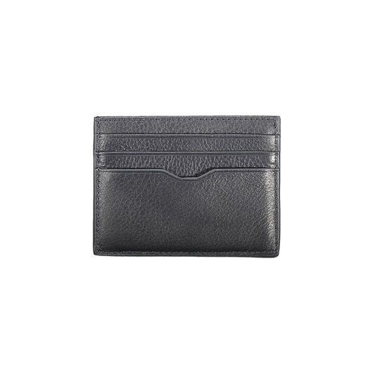 Tommy Hilfiger Blue Leather Men Wallet Tommy Hilfiger Dark Slate Gray
