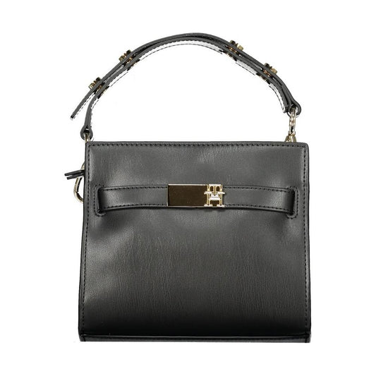 Tommy Hilfiger Black Polyethylene Women Handbag Tommy Hilfiger Dark Slate Gray