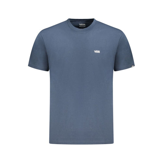 Vans Blue Cotton Men T-Shirt Vans Dim Gray
