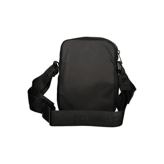 Tommy Hilfiger Black Recycled Polyester Men Shoulder Bag Tommy Hilfiger Dark Slate Gray
