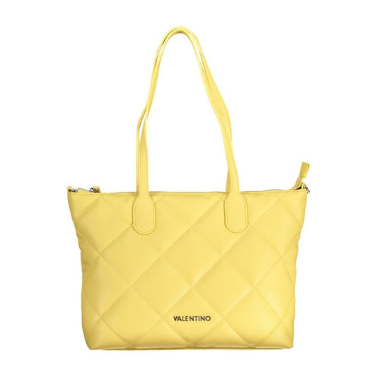 Valentino Bags Yellow Polyethylene Handbag Valentino Bags Light Goldenrod