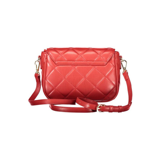 Valentino Bags Red Polyethylene Women Handbag Valentino Bags Maroon