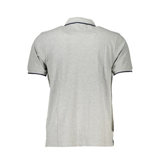 North Sails Gray Cotton Polo Shirt North Sails Gray