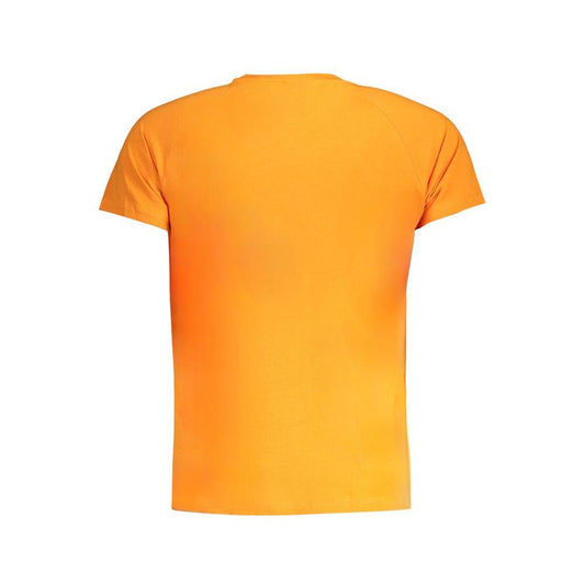 K-WAY Orange Cotton T-Shirt K-WAY Goldenrod
