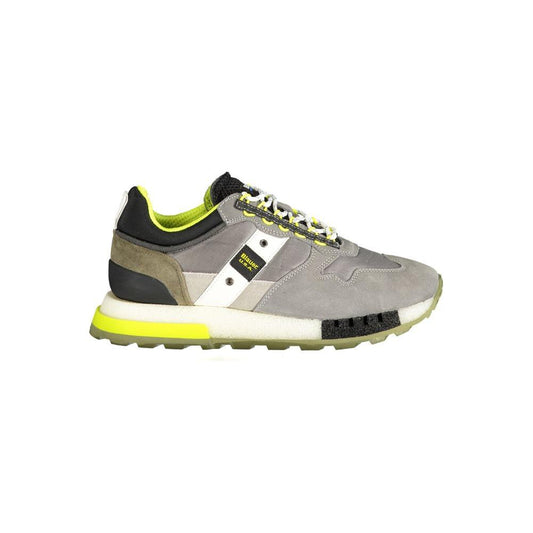 Blauer Gray Polyethylene Men Sneaker Blauer Rosy Brown