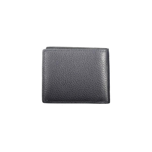 Tommy Hilfiger Blue Leather Men Wallet Tommy Hilfiger Dim Gray
