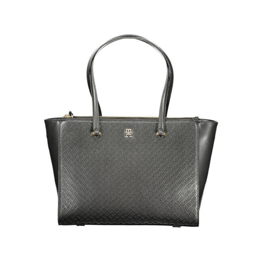 Tommy Hilfiger Black Polyethylene Women Handbag Tommy Hilfiger Dim Gray