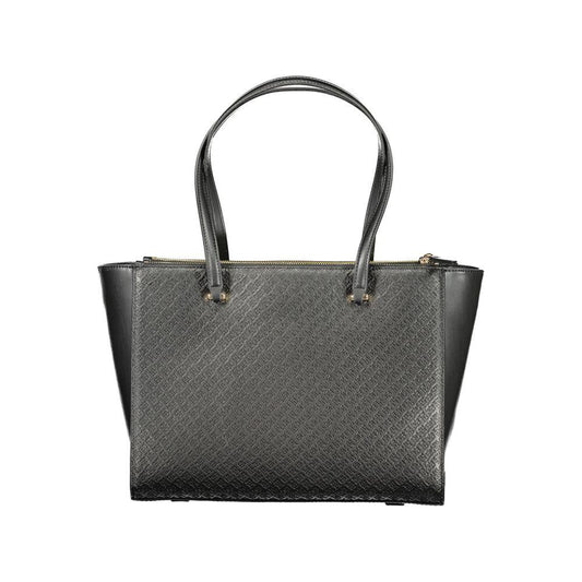 Tommy Hilfiger Black Polyethylene Women Handbag Tommy Hilfiger Dim Gray