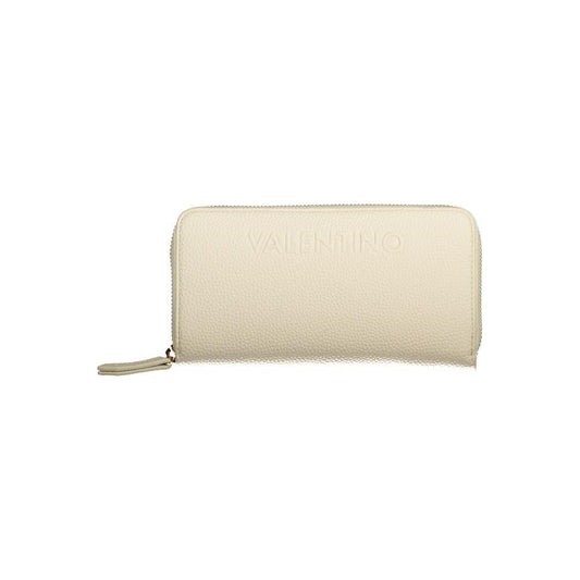 Valentino Bags Beige Polyethylene Wallet Valentino Bags Light Gray