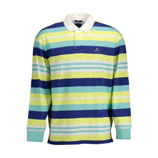 Gant Yellow Cotton Men Polo Shirt Gant Pale Goldenrod