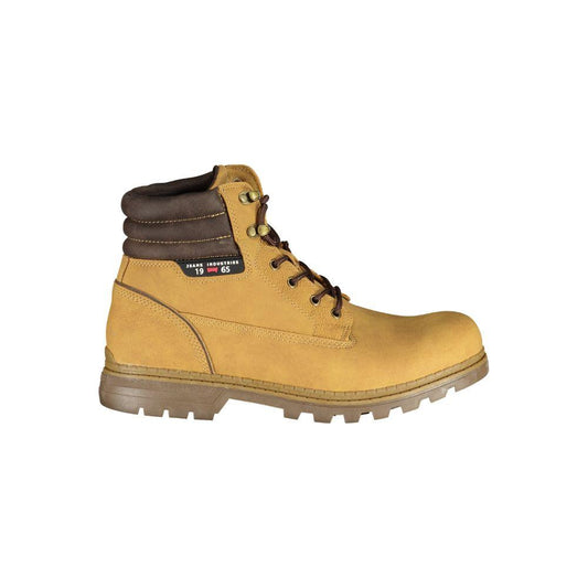 Carrera Trendsetting Yellow Lace-Up Boots Carrera Dark Khaki