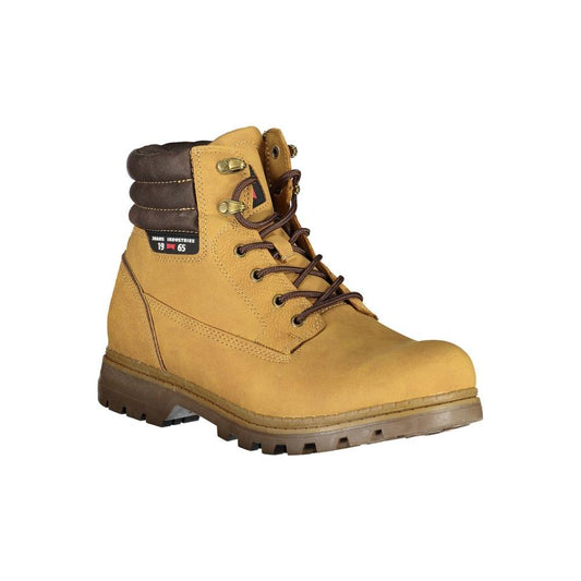Carrera Trendsetting Yellow Lace-Up Boots Carrera Dark Khaki