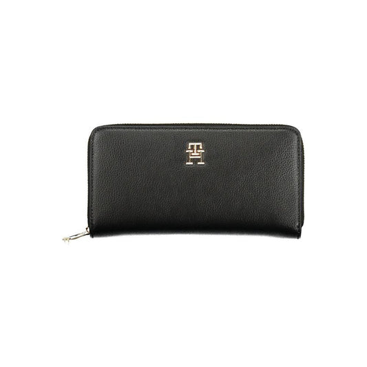 Tommy Hilfiger Black Polyethylene Women Wallet Tommy Hilfiger Dark Slate Gray