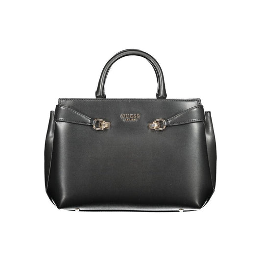 Guess Jeans Black Polyethylene Women Handbag Guess Jeans Dark Slate Gray